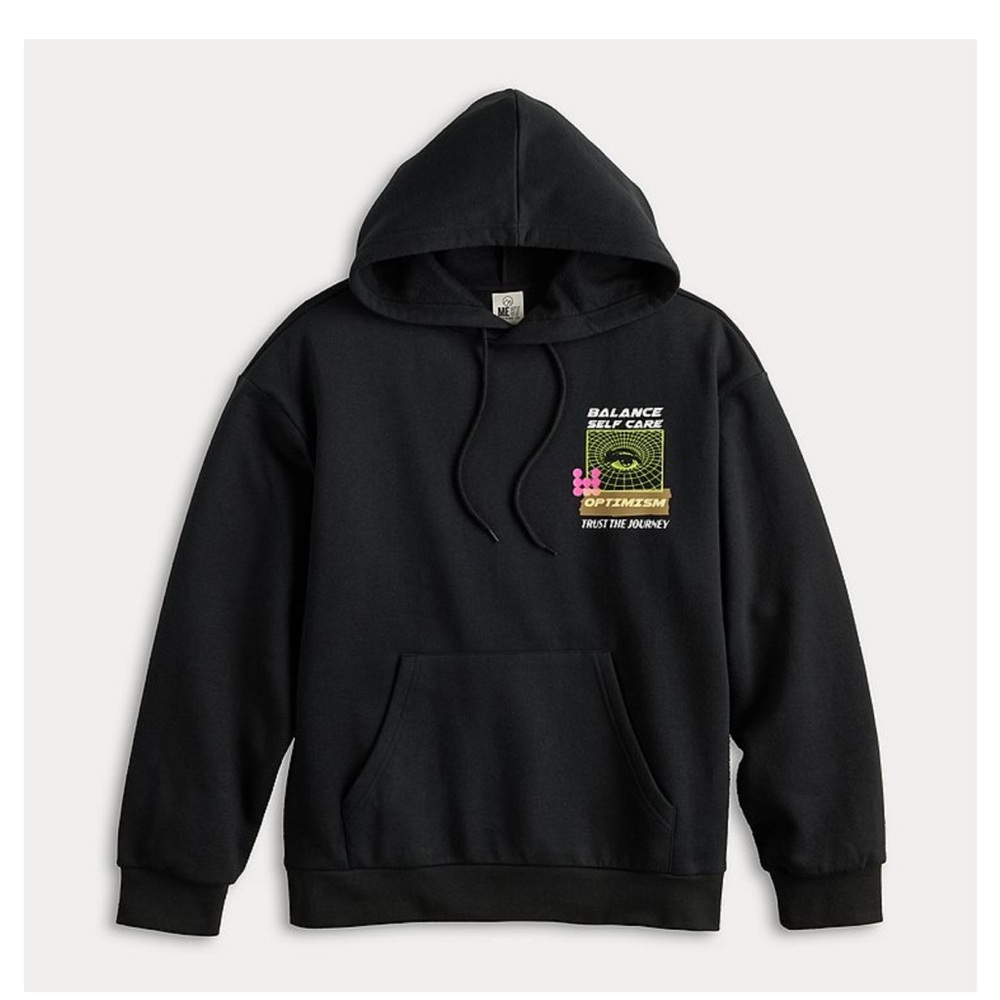 Men’s balance self care graphic hoodie